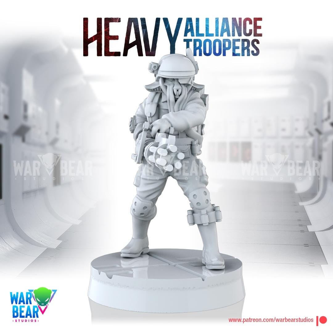 Heavy Alliance Troopers by War Bear Studios