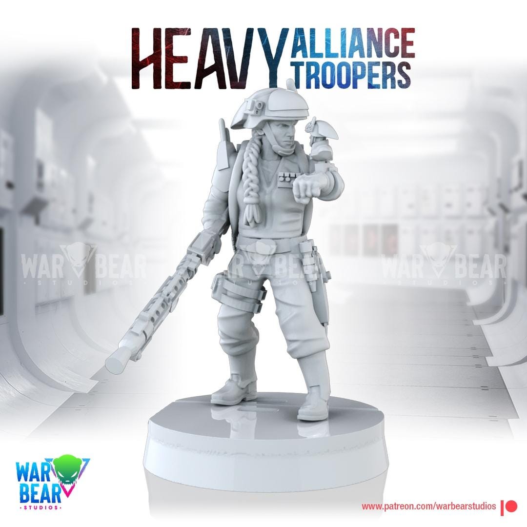 Heavy Alliance Troopers by War Bear Studios