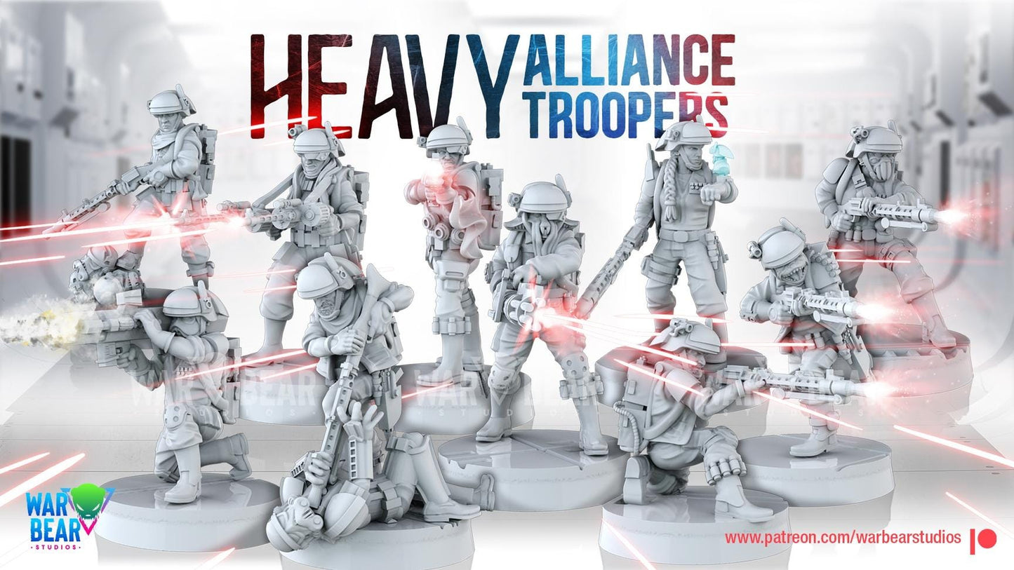 Heavy Alliance Troopers by War Bear Studios