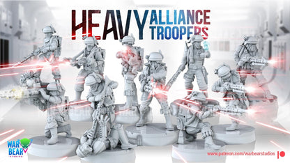Heavy Alliance Troopers by War Bear Studios