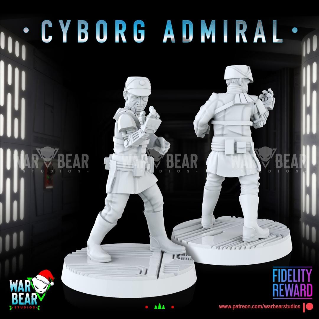 Cyborg Admiral by War Bear Studios