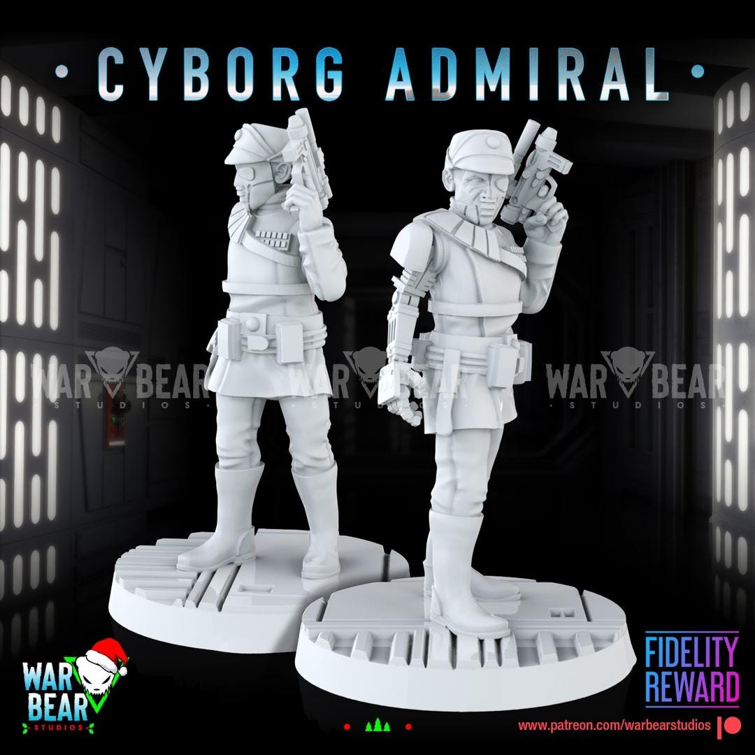 Cyborg Admiral by War Bear Studios