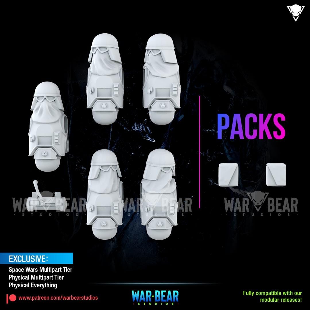 10x Imperial Winter Soldiers by War Bear Studios