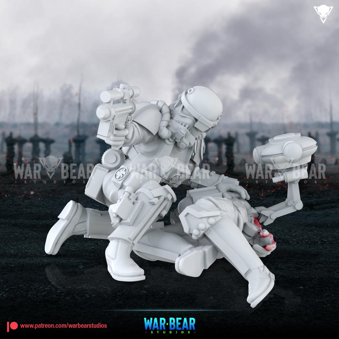 Buckethead Combat Medics by War Bear Studios