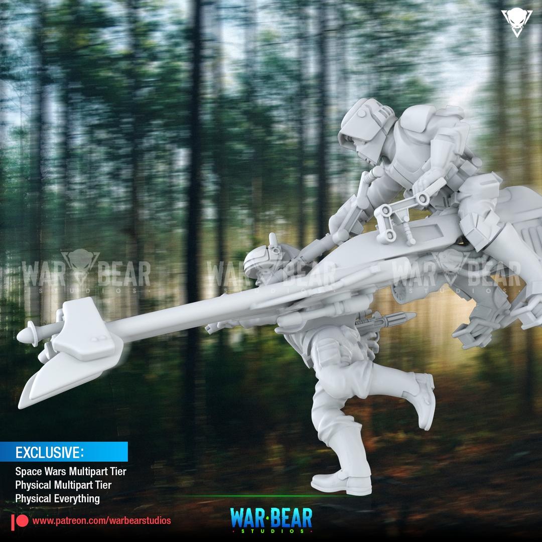 6x Scout Bikers by War Bear Studios