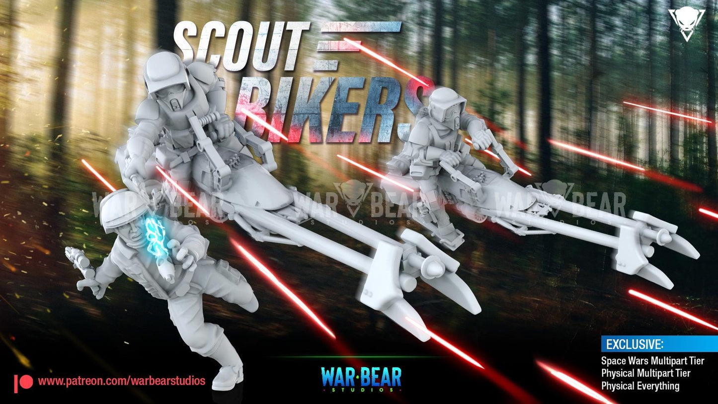 6x Scout Bikers by War Bear Studios