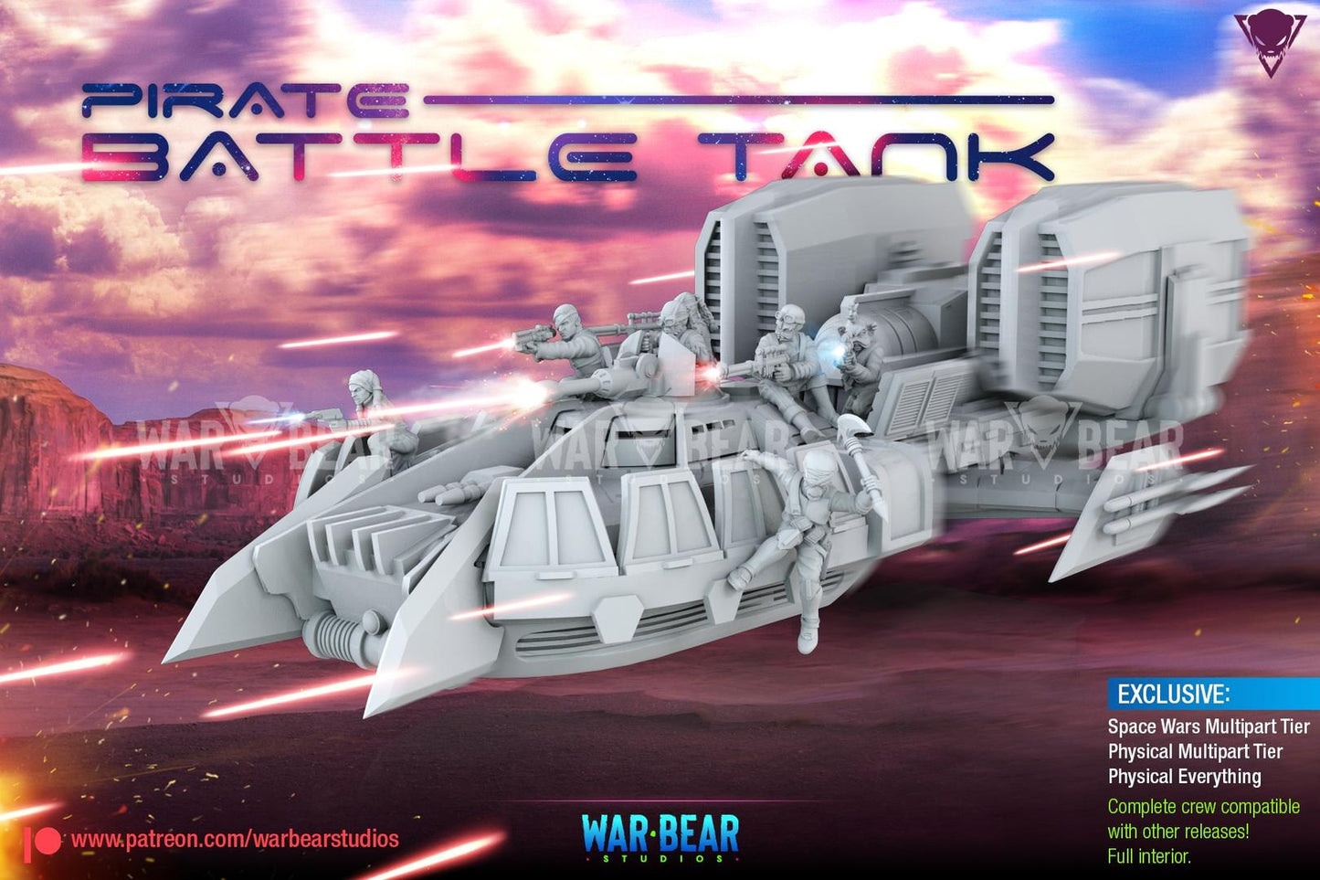 Pirate Battle Tank by War Bear Studios