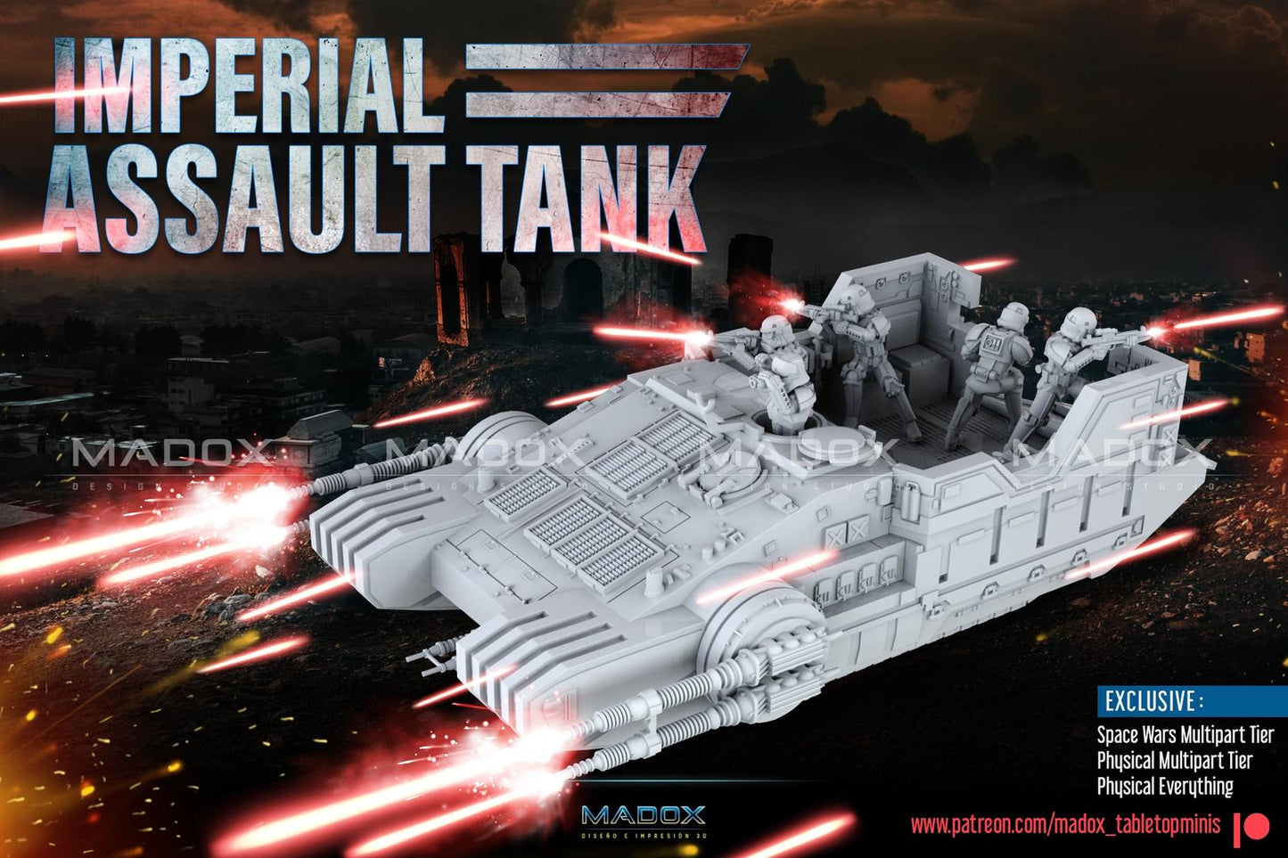 Imperial Assault Tank by War Bear Studios