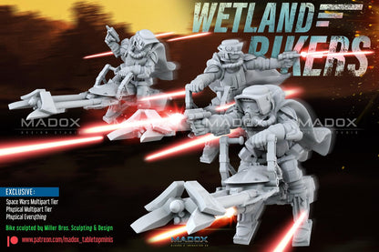 5x Wetland Bikers by War Bear Studios