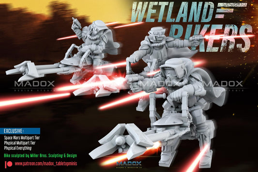 5x Wetland Bikers by War Bear Studios