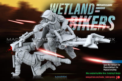 5x Wetland Bikers by War Bear Studios