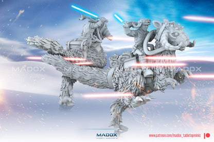 Mounted Nerf Herder and Farmboy Hero by War Bear Studios