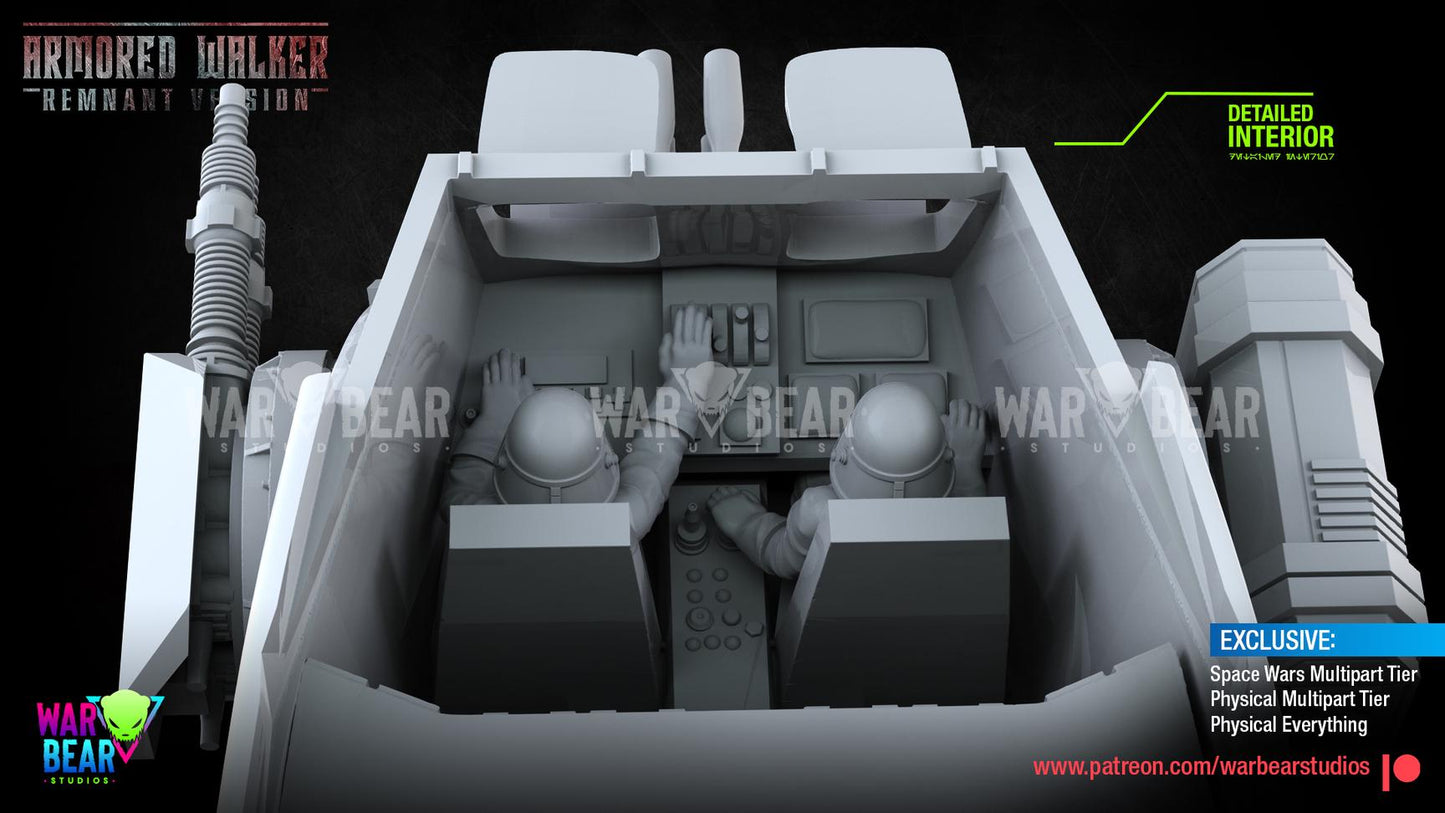 AT-ST Armored Walker Remnant Version by War Bear Studios