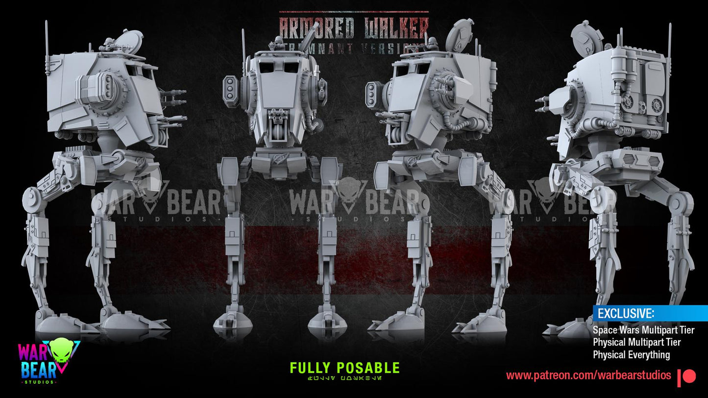 AT-ST Armored Walker Remnant Version by War Bear Studios
