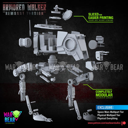 AT-ST Armored Walker Remnant Version by War Bear Studios