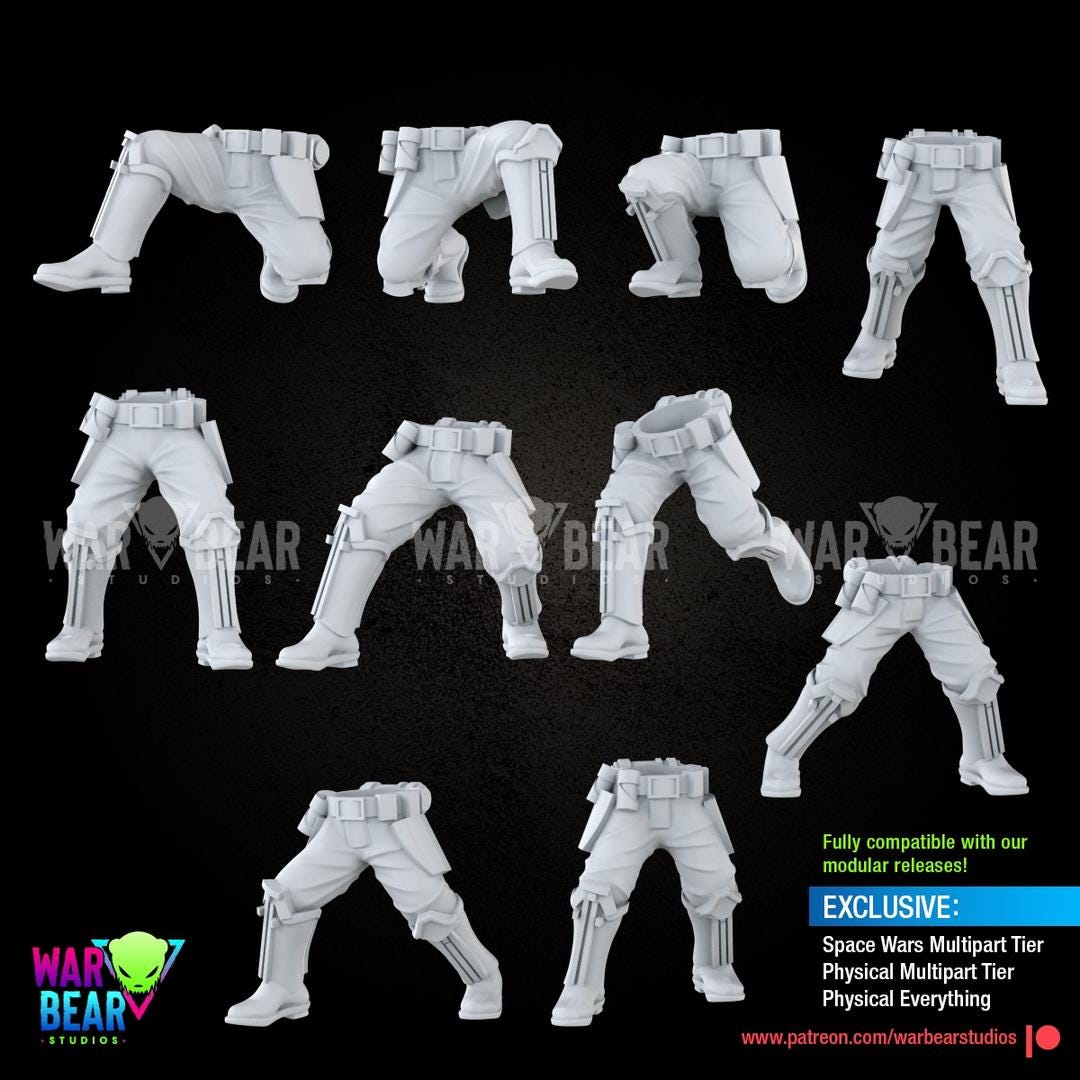10x Beach Troopers by War Bear Studios