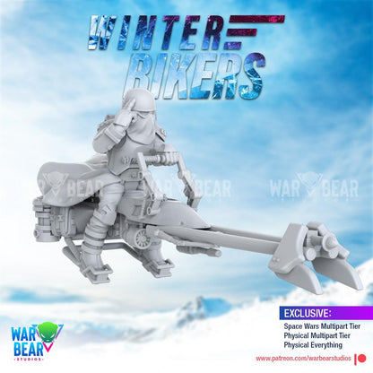 Winter Bikers by War Bear Studios