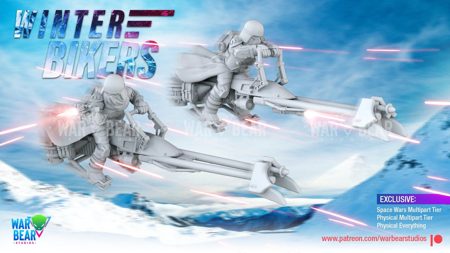 Winter Bikers by War Bear Studios