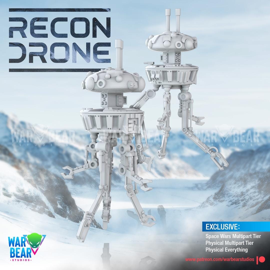 3x Recon Drone by War Bear Studios
