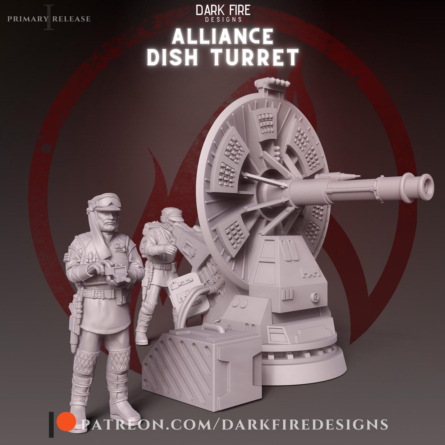 Alliance Dish Turret by Dark Fire Design