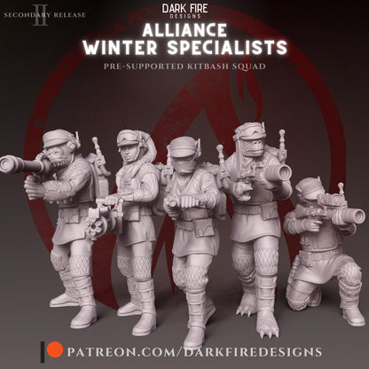 Alliance Winter Trooper Specialists by Dark Fire Design