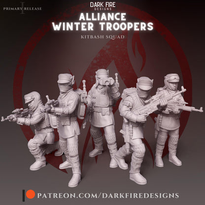 Alliance Winter Trooper Squad by Dark Fire Design