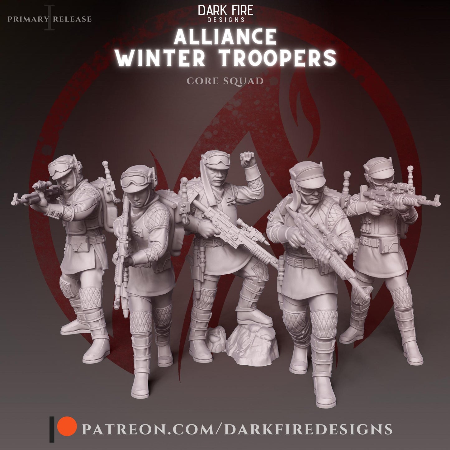 Alliance Winter Trooper Squad by Dark Fire Design