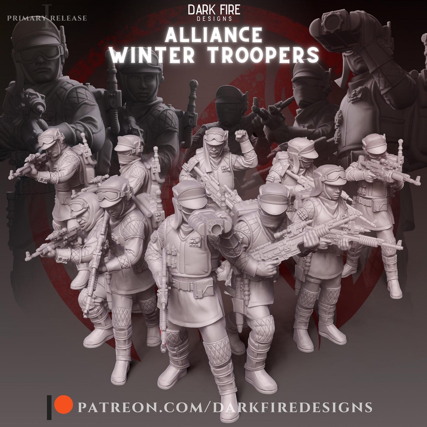 Alliance Winter Trooper Squad by Dark Fire Design