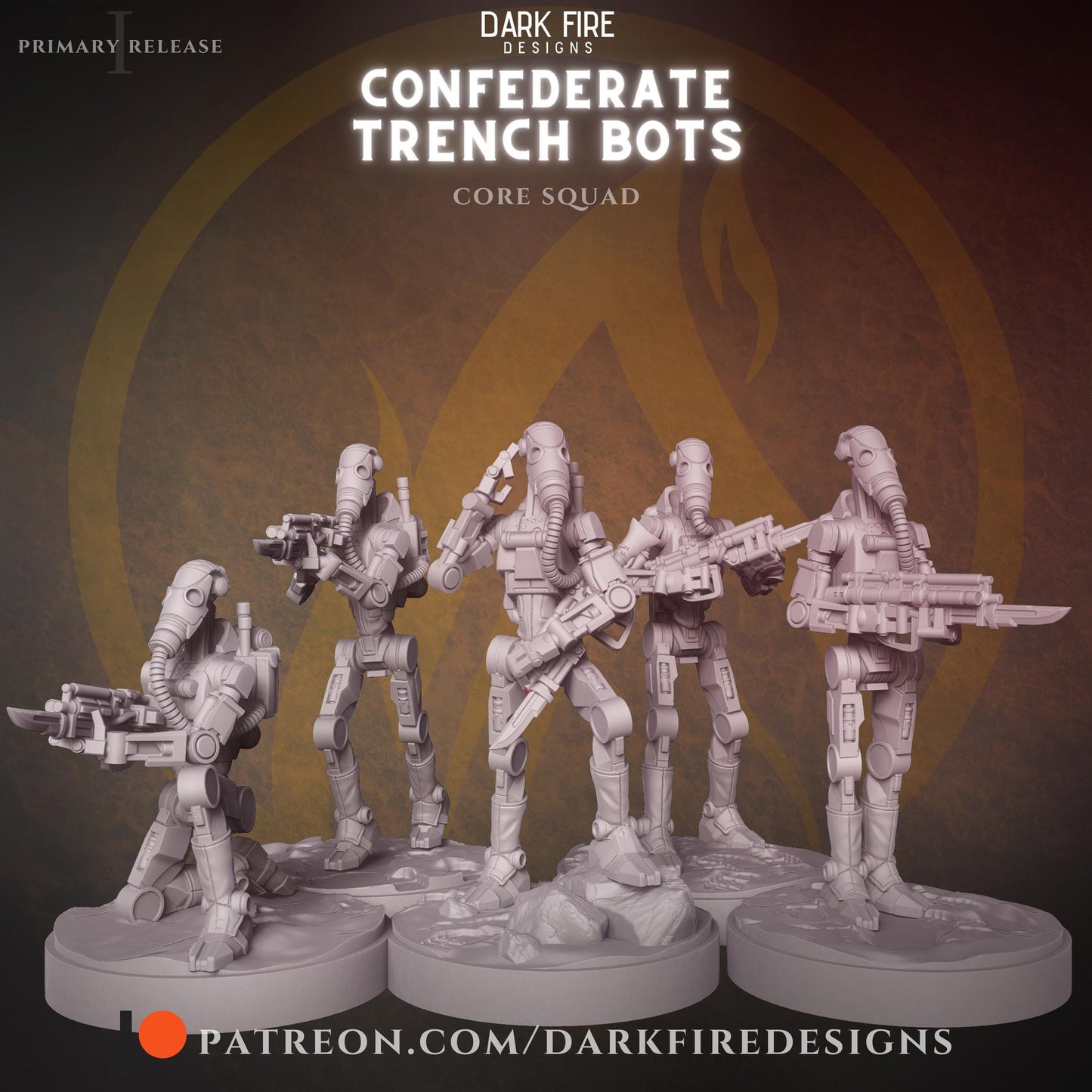 Confederate Trench Bots by Dark Fire Design