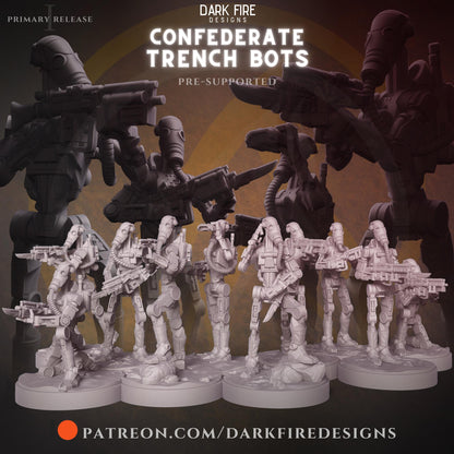 Confederate Trench Bots by Dark Fire Design