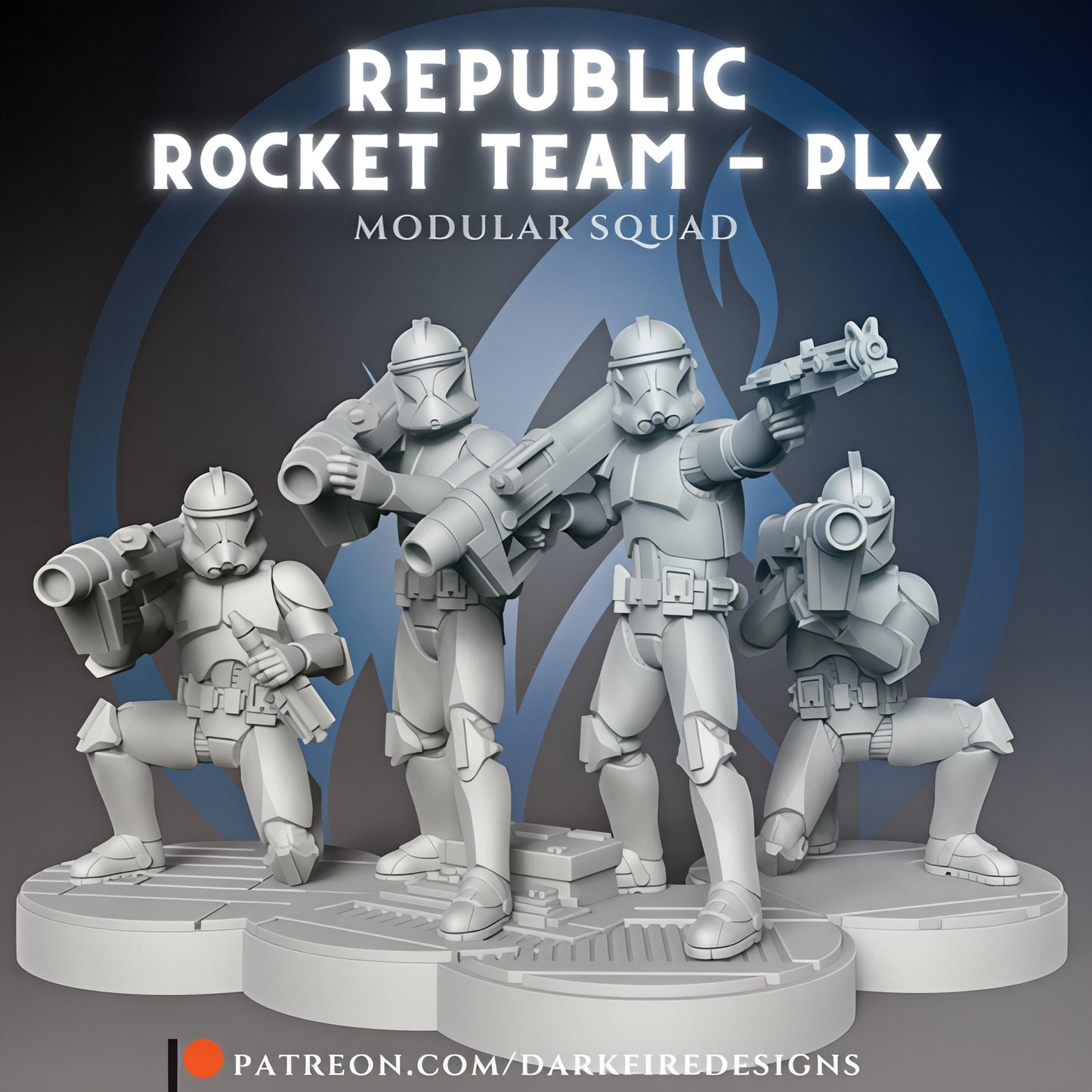 Republic Troopers PLX Rocket Team by Dark Fire Design