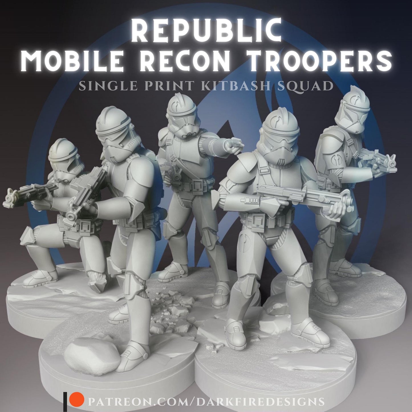 Republic Mobile Recon Troopers by Dark Fire Design