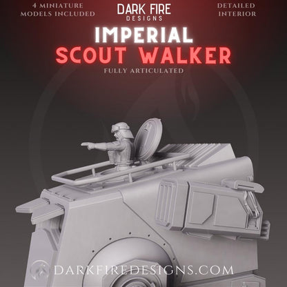 Imperial Scout Walker AT-ST by Dark Fire Design