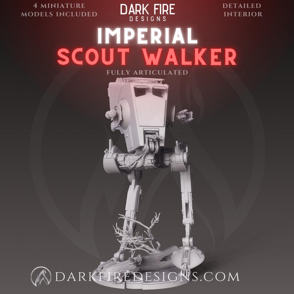 Imperial Scout Walker AT-ST by Dark Fire Design