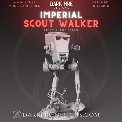 Imperial Scout Walker AT-ST by Dark Fire Design