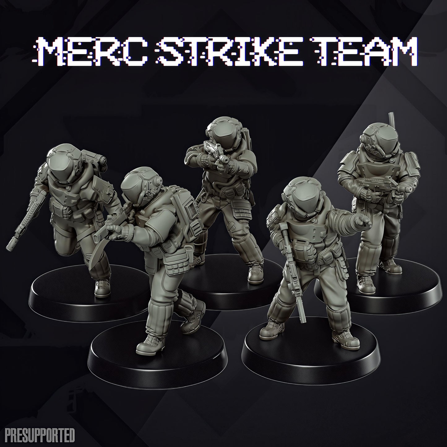 Merc Strike Team by Skullforge