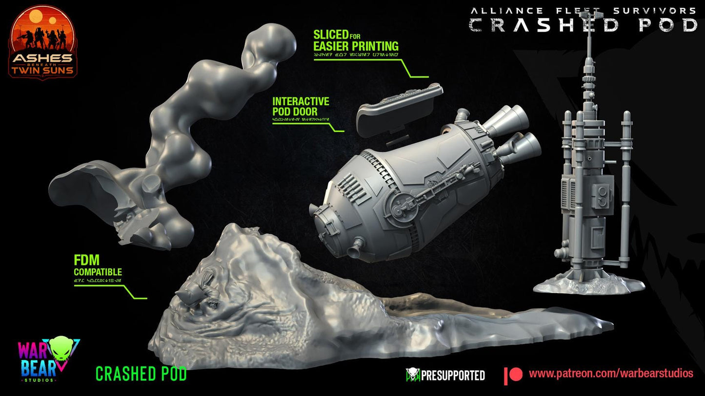 Alliance Fleet Survivors Crashed Pod by War Bear Studios