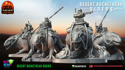 Desert Buckethead Riders by War Bear Studios