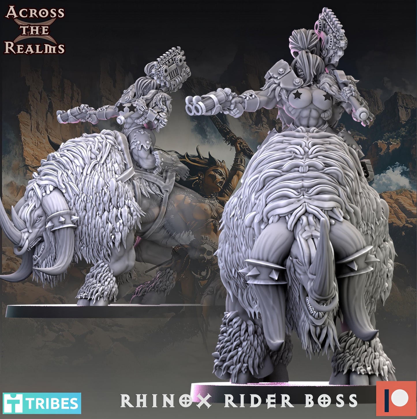 She Orc Rhinox Rider Boss by Across the Realms