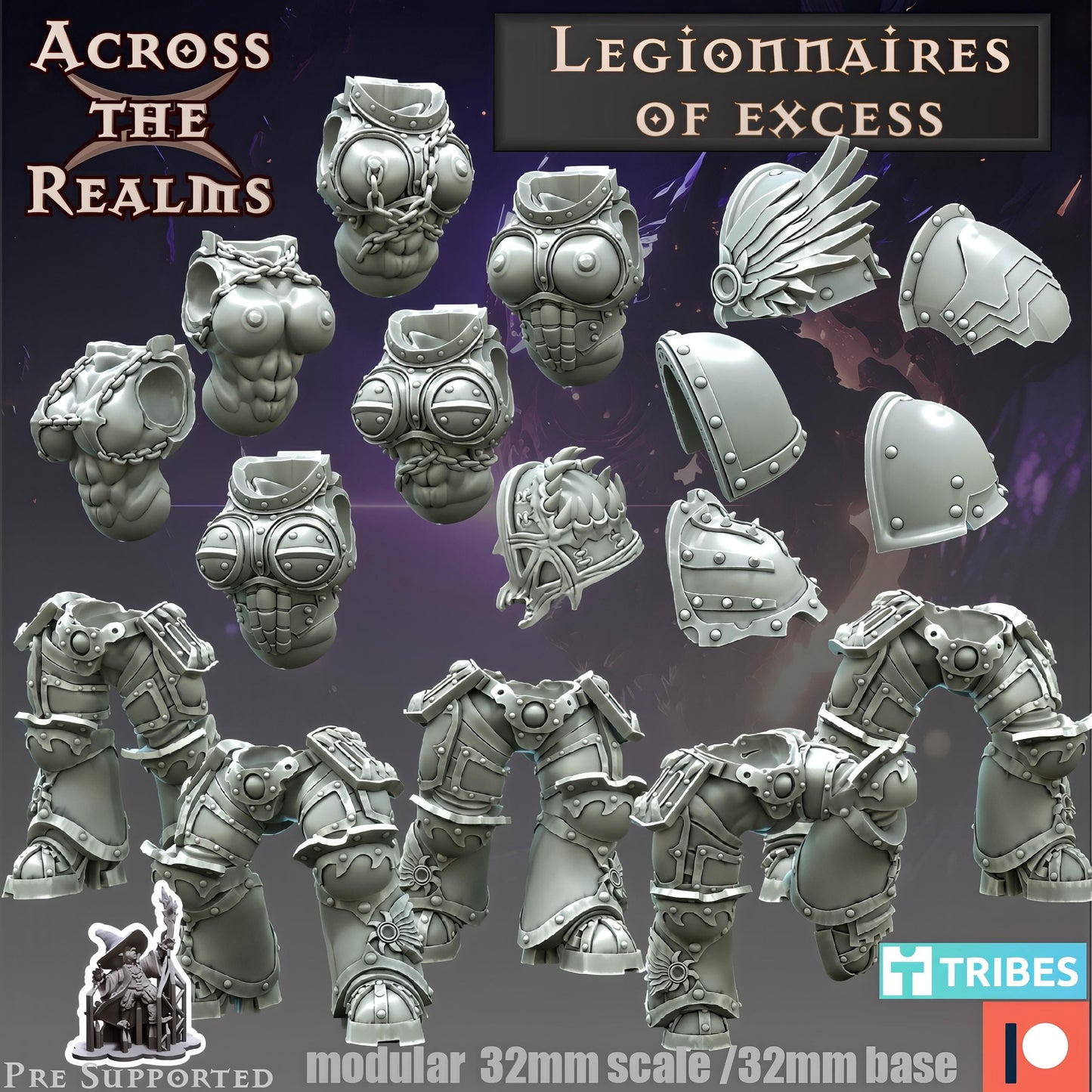 Legionnaires of Excess 6x modular kit by Across the Realms