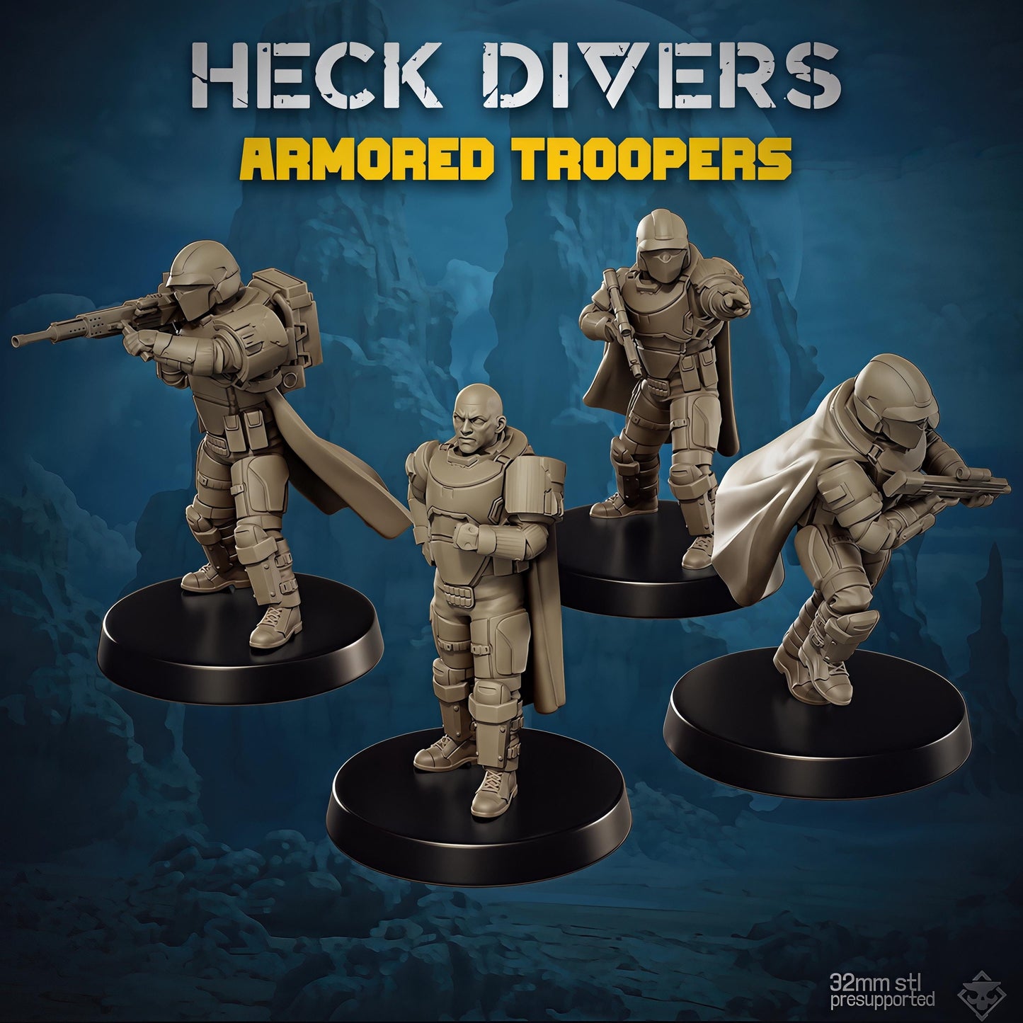 Heck Divers Armored Troopers by Skullforge