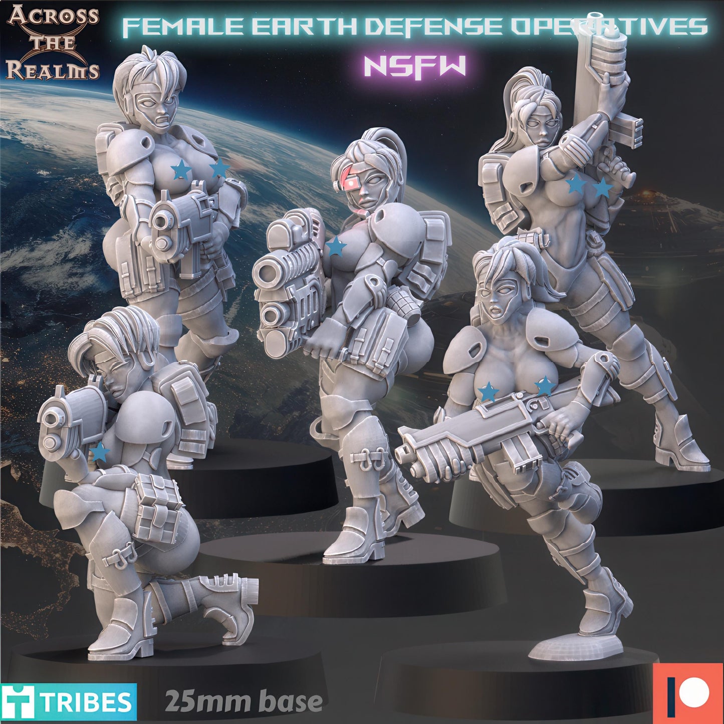 Earth Defense - Female Operative by Across the Realms