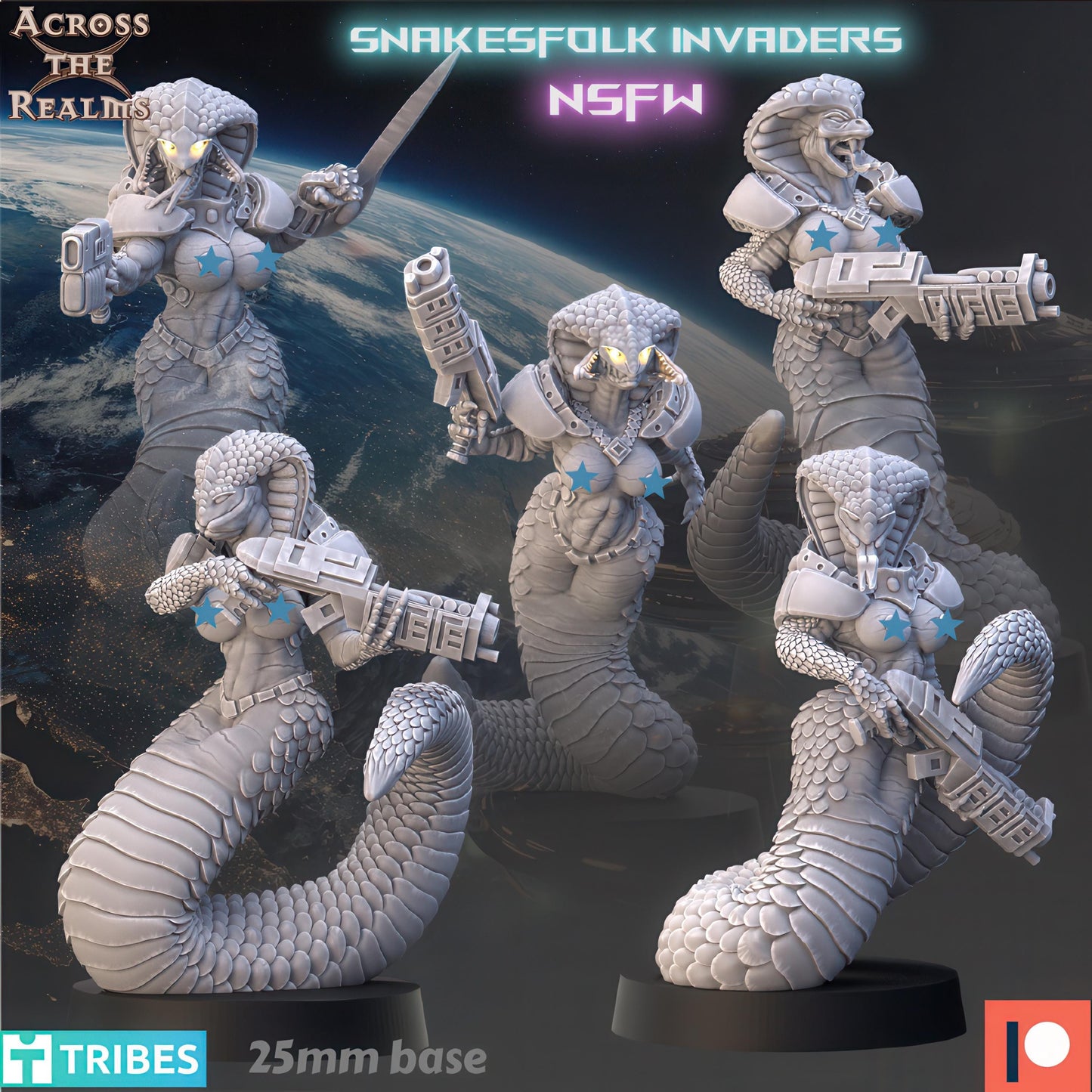 Earth Defense - Snakefolk Invaders by Across the Realms