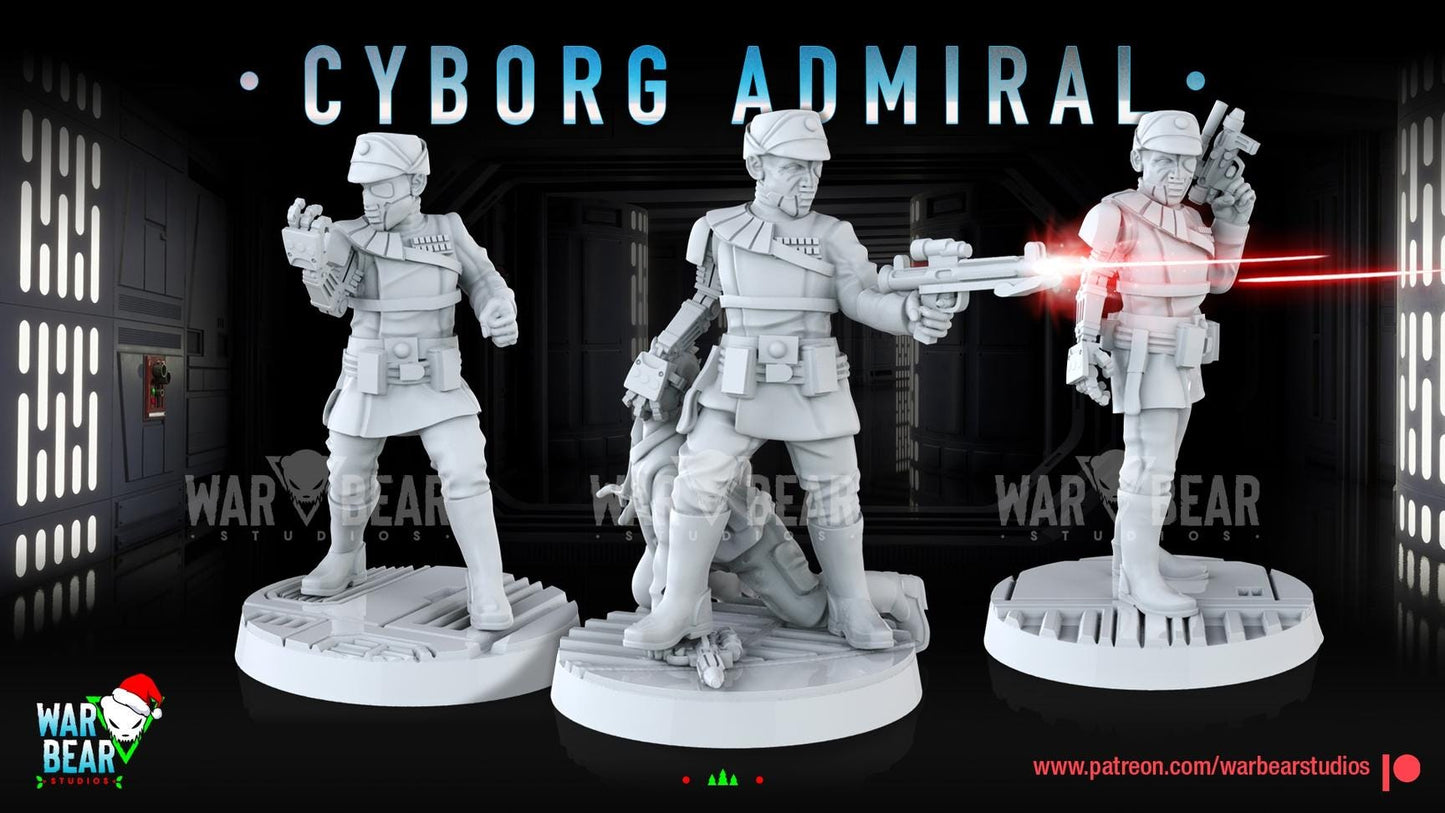 Cyborg Admiral by War Bear Studios