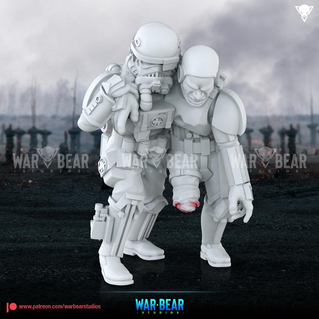 Buckethead Combat Medics by War Bear Studios