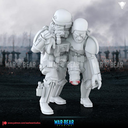 Buckethead Combat Medics by War Bear Studios