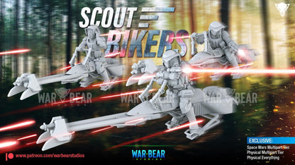 6x Scout Bikers by War Bear Studios
