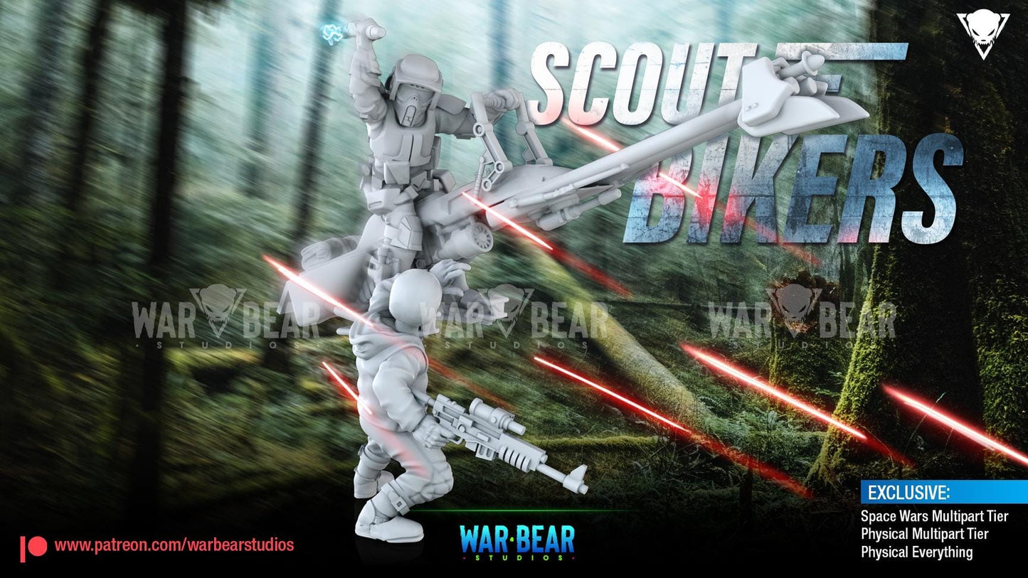 6x Scout Bikers by War Bear Studios