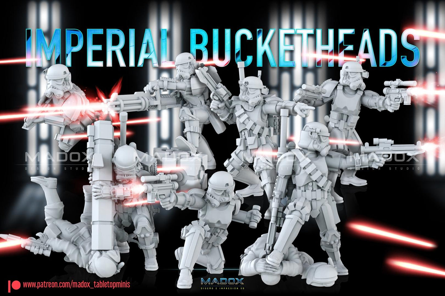 13x Imperial Bucketheads by War Bear Studios