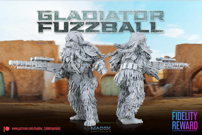 Gladiator Fuzzball by War Bear Studios